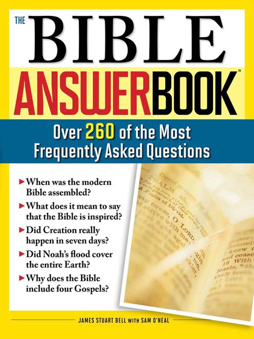 Title details for The Bible Answer Book by James Bell - Available